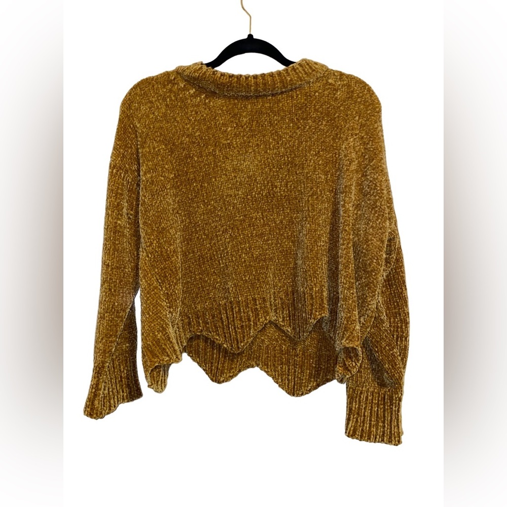 Mustard Cropped Sweater